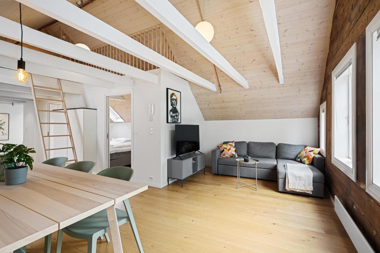 Charming Rooftop Apartment In Heart Of Stavanger Exterior photo